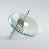 Decor Star BWG01-SC Euro Modern Contemporary Waterfall Bathroom Vanity Sink Lavatory Faucet Chrome