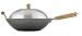 Helen Chen's Asian Kitchen 14-inch Carbon Steel Flat Bottom Lidded Wok Set