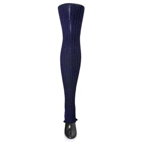 Navy Blue Thigh Hi Leg Warmer by KD dance Makers of the Finest Knit Dancewear in the World, 36 Inches Long - Made in America By Dancers for Dancers & Fashionistas