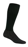 Thorlo Men's Anti-Fatigue Moderate Cushion Boot Sock with X-Static, Black, Sock Size 13