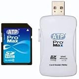 ATP 4 Gb 150x Sdhc Memory Card w/ USB 2.0 Reader - Af4gsdcrs