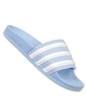 Adidas Adilette W Badeschlappen Echo Blau Legacy