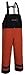 Grundens Balder 504 Bib Pant - Orange/Black - Medium