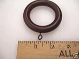 Curtain Drapery Rings Mahogany 2 3/4 inch