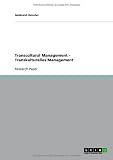 Transcultural Management - Transkulturelles Management