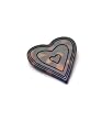 Multi-Multi Heart Brooch