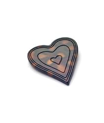 Multi-Multi Heart Brooch