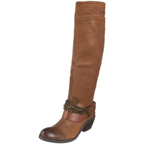Luichiny Womens Abrupt Lee Knee-High Boot,Cognac,7 M US