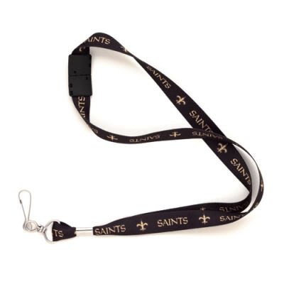 New Orleans Saints NFL Football Sports Team Breakaway Lanyard with Key Ring