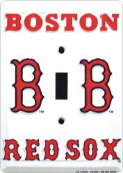 Boston Red Sox Light Switch Cover (single)