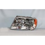 1999-2004 JEEP GRAND CHEROKEE LIMITED; OVERLAND LEFT HAND REPLACEMENT HEAD LIGHT TYC... by TYC