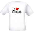 I LOVE CHICAGO - City-series - White T-shirt