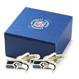 Seattle Seahawks NFL Logo'd Executive Cufflinks w/Jewelry Box by Cuff Links
