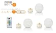 PRISMATE(�v���Y���C�g)LED�C���~�l�[�V�����L�����h�����C�g&nbsp;�ӂ���&nbsp;�O���X&nbsp;3�Z�b�g&nbsp;BIG-17-S
