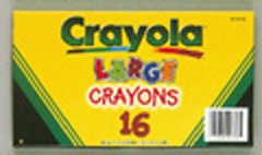 Childrens Toyshop  Toys : Crayola Large Size Crayon 16Pk