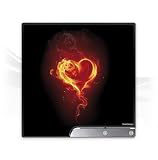 Design Skins for Sony Playstation 3 Slim - Flammenherz Design Folie