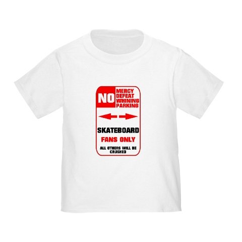 NO PARKING Skateboard Sign Infant/Toddler T-Shirt