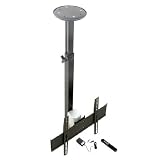 Pyle Home PETR104 - 17 X 37 Inch Motorized Universal Flat Panel TV Tilted Ceiling Mount