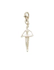 Rembrandt Charms Ballet Dancer Charm with Lobster Clasp