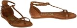 BLOWFISH MALIBU T-Strap Studded Sandals (Brown)
