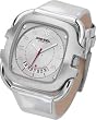 Diesel Silver Patent Leather Strap Watch #DZ5123