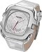 Diesel Silver Patent Leather Strap Watch #DZ5123