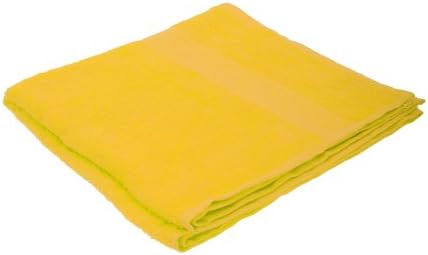 Jassz Plain Bath Towel (One Size) (Bright Yellow)