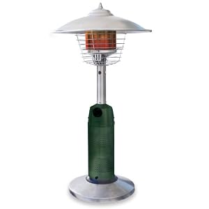 Blue Rhino 62900 Round Table Top Patio Heater, Stainless Steel