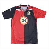 Senior Away Shirt - Umbro Blackburn Black/Red X-X Large