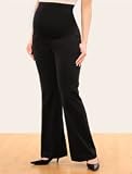 Motherhood Maternity: Petite Secret Fit Belly(tm) Bi-stretch Suiting Fit And Flare Maternity Pants