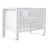 Nurseryworks Aerial Square/White Rails 3 in 1 Convertible Baby Crib - 1042S ....