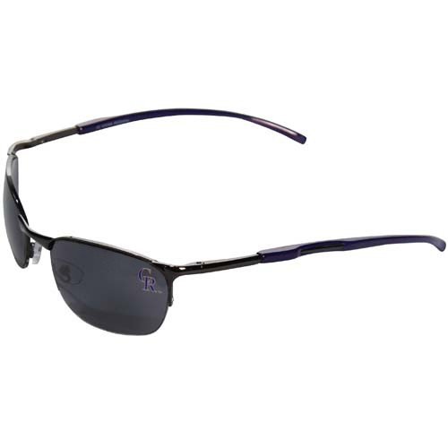 Colorado Rockies Purple MLB Metal Sunglasses