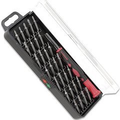 Anytime Tools 30 pc MICRO PRECISION SCREWDRIVER SET w/ T3 T4 T5 T6 T7 T8 FLAT PHILLIPS POZI HEX Hobby and more - LIFETIME GUARANTEE!