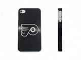 Black Apple iPhone 4 4S 4G Aluminum Back hard case cover PHILADELPHIA FLYERS