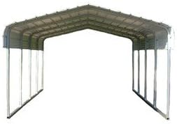 Classic 14 Ft. W x 20 Ft. D Car Port Color: Blue