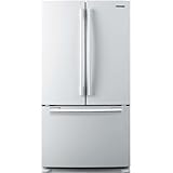 Samsung Refrigerator With French Doors, 26 Cu. Ft. White - Samsung RF266AEA ....