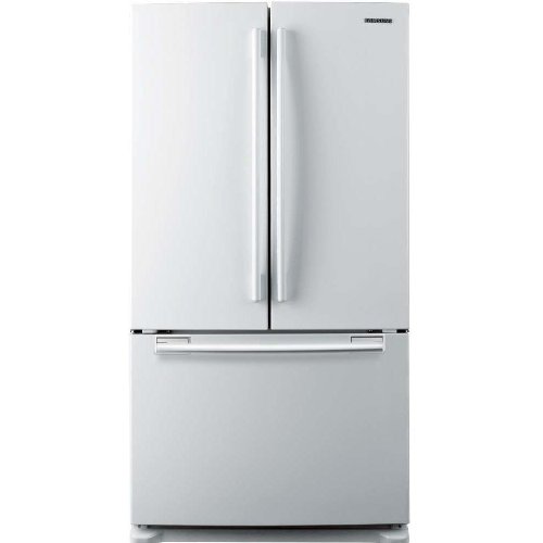 25.8 Cu. Ft. French Door Refrigerator with Electronic Controls Twin Cooling System Internal Filtered Water Dispenser and 2 Humidity-controlled Crispers: