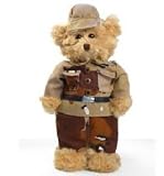 Camouflaged Military Yellow Ribbon Stuffed Teddy Bear
