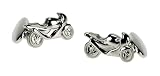 Review   / Mens Designer Fashion Cufflinks - Motor Bike on a Chain - For the Biker