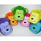 Neon Monkey Baseball Caps - 12 pieces