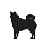 Companion Dog Pet Finnish Spitz Car Truck Vehicle Bumper Helmet Decal Sticker Wall Art Laptop Design Skin Stickers