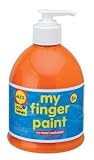 Pump Finger Paint- Orange