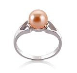 Jessica Pink 6-7mm AA Freshwater Sterling Silver Pearl Ring