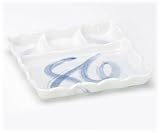 【萬古焼 和皿・洋皿】 ておこし流水 仕切り皿 3個組 〔キャッシュバックキャンペーン対象商品〕