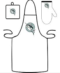 Florida Marlins Grilling Apron Set - Baseball Sports Merchandise