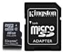 Professional Kingston MicroSDHC 16GB (16 Gigabyte) Card for Google Nexus One Phone with custom formatting and Standard SD Adapter. (SDHC Class 4 Certified)