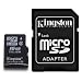 Professional Kingston MicroSDHC 16GB (16 Gigabyte) Card for Google Nexus One Phone with custom formatting and Standard SD Adapter. (SDHC Class 4 Certified)
