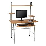 UPC 735854862305 product image for Brenton Studio Computer Desk, 56 1/4In.H X 39 3/8In.W X 23 3/4In.D, Honey Maple | upcitemdb.com