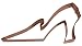 Old River Road Shoe Shape Cookie Cutter, Copper