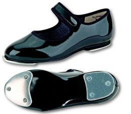 Velcro Strap Child's Tap Shoe (Black Only)